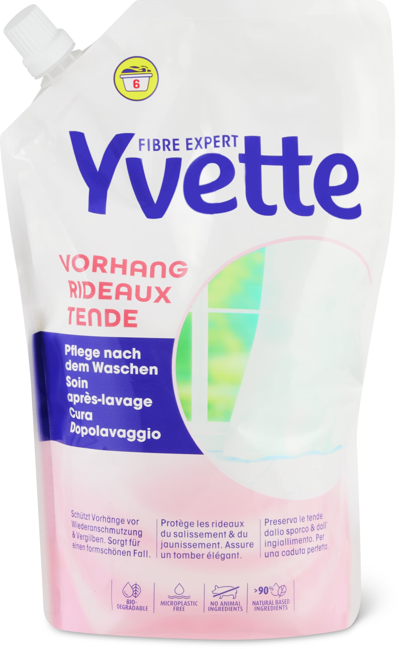 Spezialpflege Vorhang, 6 Waschgänge, Refill